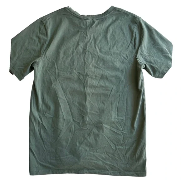 Country Road Tee T-Shirt Olive Green Signature Logo Relaxed Fit Size XXS 6/8 - Picture 7 of 12